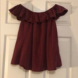 Off the shoulder top